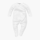 Pajacyk Pinokio Lovely Day White Wrapped Overall LS 68-74 cm White Stripe (5901033312717) - obraz 1