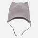 Czapka Pinokio Hello Wrapped Bonnet 42-44 cm Grey (5901033291623) - obraz 1