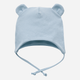 Чепчик Pinokio Lovely Day Babyblue Wrapped Bonnet 34-36 см Blue (5901033311406) - зображення 1