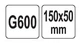 Брусок алмазный VOREL 150х50х4 мм грануляция G600 26130 - изображение 3