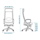 Офісне крісло Ikea Markus 702.611.50 - изображение 11
