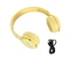 Бездротові навушники Wireless Y08 SD + Bluetooth 5.0 MP3 плеєр Yellow - зображення 3