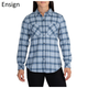 Жіноча тактична фланелева сорочка 5.11 HANNA FLANNEL 62391 Medium, Ensign Blue Plaid - зображення 1