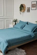 Комплект постельного белья Moon&Star Семейный 160х220х2 см Stripe Green Satin Stripe (MS-820000589) - изображение 3