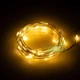 Світлодіодна гірлянда нитка РОСА на батарейках 3хАА LED 100 Крапля роси на дроті 10м, теплий-білий - зображення 10