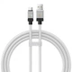 Кабель для швидкого заряджання ноутбука телефону Baseus CoolPlay Series USB-A до Type-C |2m, 5A, 100W, PD| Білий - зображення 1