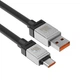 Кабель для швидкого заряджання ноутбука телефону Baseus CoolPlay Series USB-A до Type-C |2m, 5A, 100W, PD| Чорний - зображення 2