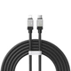 Кабель для швидкого заряджання телефону Baseus CoolPlay Series Type-C to Lightning |2m, 5A, 20W, PD| Чорний - зображення 1