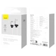 Кабель для швидкого заряджання ноутбука телефону Baseus CoolPlay Series USB-A до Type-C |2m, 5A, 100W, PD| Білий - зображення 8