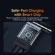 Кабель для швидкого заряджання ноутбука телефону Baseus CoolPlay Series USB-A до Type-C |2m, 5A, 100W, PD| Чорний - зображення 8