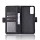 Чехол-книжка с кармашками Deexe Wallet Stand для VIVO Y20 (V2027) / Y12s - Black - изображение 3