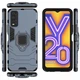 Защитный чехол Deexe Hybrid Case для VIVO Y20 (V2027) / Y12s - Grey - изображение 4
