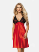 Koszula nocna DKaren Slip Debbie M Red (5903068508424) - obraz 1