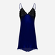 Нічна сорочка DKaren Slip Evelyn S Navy Blue (5902686576105) - зображення 1