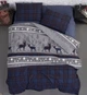 Постельное белье First choice. Фланель HAPPİNESS NAVY BLUE-Евро - изображение 1