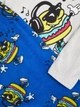 Пижама флисовая серо-синяя Бургер (кофта+штаны) Primark 134см (400093598) - изображение 2
