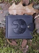 Зажим для денег Turtle Comfort Дерево жизни с отделением для монет кожа crazy hours 9.8х8.3 см Черный - изображение 1