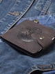 Зажим для денег Turtle Comfort Дерево жизни кожа crazy hours 9.8х8.3 см Темно-коричневый - изображение 6