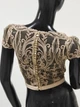 Весільне мереживне балеро ANGEL FASHION DRESS арт.1014 розмір 44 пудра - зображення 4