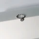 Кольцо серебряное женское колечко без камней Монетка серебро 925 покрыто родием размер 12 - 15 к2/1041 0.90г - изображение 1