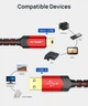 Кабель JSAUX USB Type A to miniUSB USB2.0 1м красный - изображение 4