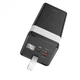 Power Bank Hoco J86A 50000mAh PD20W/QC/LCD/Lamp Портативний Акумулятор Повербанк Чорний - изображение 3