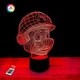 3D ночник "Марио" (УВЕЛИЧЕННОЕ ИЗОБРАЖЕНИЕ) + пульт ДУ + сетевой адаптер+ батарейки (3ААА) 3DTOYSLAMP - изображение 1
