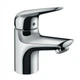 Cмеситель для умывальника Hansgrohe Novus 70 однорычажный с донным клапаном, Хром [71020000] - изображение 1