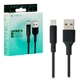 Кабель Borofone BX1 USB to Lightning 1m черный - изображение 3