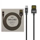 Кабель Remax RC-080m в металлической оплетке USB to MicroUSB 1m черный - изображение 2