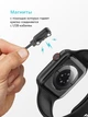 Смарт часы Hoco Y7 1.32inch, 330mAh, IP68 Black - изображение 6