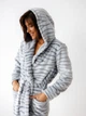 Халат теплый BARWA garments 0227 M Серый (2110002272713) - изображение 3