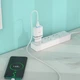 Мережевий зарядний пристрій з кабелем HOCO C12Q Smart QC3.0 charger set(Type-C) 18W White (6931474716309) - зображення 5