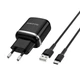 Сетевое зарядное устройство Borofone BA36A, кабель USB to Type-C, QC3.0, Black - изображение 2