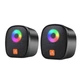 Компьютерные колонки Kisonli X11 RGB, 6Вт, для ПК и ноутбука - изображение 1