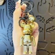 Брелок BauTech для ключей Мишка Bearbrick Золотой (1012-938-01) - изображение 4