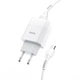 СЗУ Hoco C73A Glorious 2.4A (2USB-A) + кабель USB to MicroUSB Белый - изображение 3