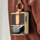 Шкіряний чохол GKK with ring and strap для Samsung Galaxy Z Flip3 Black - зображення 3