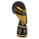 Перчатки боксерские кожаные на липучке Zelart ELITE 12 oz черно-золотые VL-8291 - изображение 2