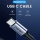 Кабель UGreen Type-C to Type-C 100W Aluminium Alloy 0.5 м Тёмно-серый (0100) - изображение 2