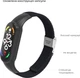 Ремешок ArmorStandart Braided Solo Loop для Xiaomi Mi Band 7/6/5/4 Black (ARM69902) - изображение 3