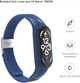 Ремешок ArmorStandart Braided Solo Loop для Xiaomi Mi Band 7/6/5/4 Blue (ARM69903) - изображение 2