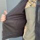 Флисовая кофта R-Military с водоотталкивающими вставками черная размер 5XL - изображение 2