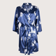 Peniuar damski Yoclub PIS-0003K-A100 L Granatowy (5903999480349) - obraz 2