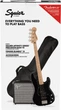 Гітарний набір з бас-гітарою SQUIER by FENDER AFFINITY SERIES PJ BASS START PACK BLACK (231528) - изображение 6
