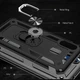 Ударопрочный чехол Serge Ring for Magnet для Samsung Galaxy A20 / A30 Черный Без бренда - изображение 7