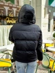 Женская зимняя короткая куртка Visdeer L черная 51382 - изображение 8