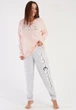 Пижама женская (лонгслив, штаны) Vienetta 2XL персиковый 303285 - изображение 2