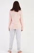 Пижама женская (лонгслив, штаны) Vienetta 2XL персиковый 303285 - изображение 3