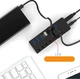 USB хаб RSHTECH RSH-518 USB 3.0 7 портів з блоком живлення hub концентратор алюмінієвий - зображення 3